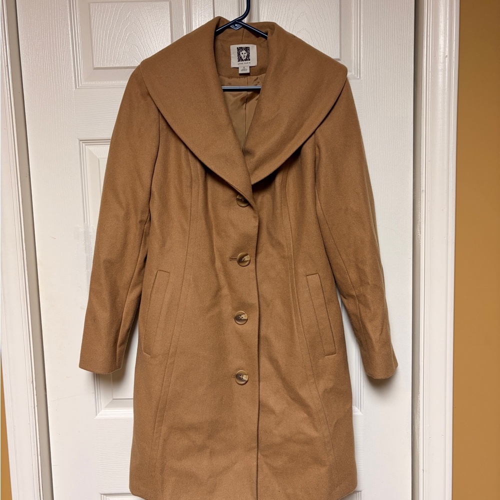 Anne Klein Camel Trench Coat